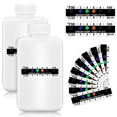 Urine Test Temperature Portable Travel Bottle Adhesive Thermometer Strip for Urine Testing and Temperature Monitoring