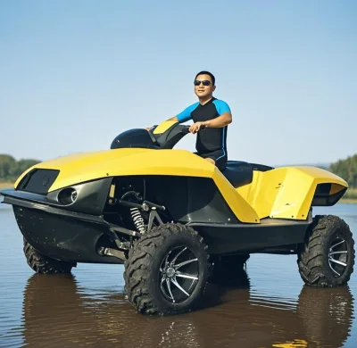 Custom Factory Adult Amphibious 4-Stroke Motor Boat Multifunctional