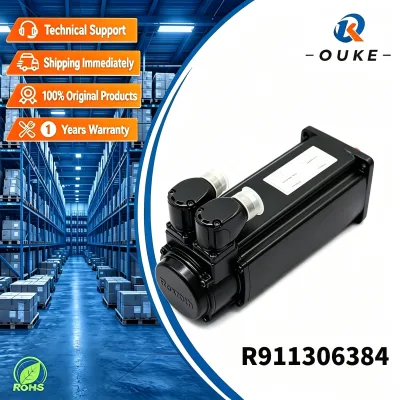 Rexroth IndraDyn S R911306384 MSK040C-0600 Servo Motor Hiperface Single-turn Encoder with Keyway