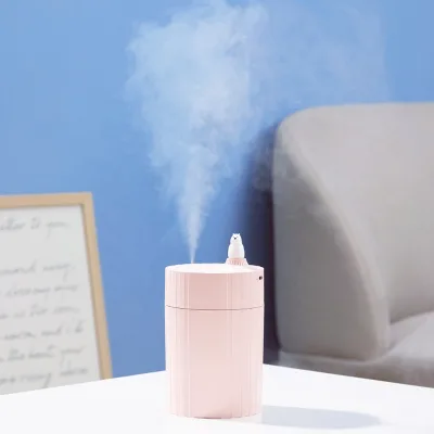Best Rechargeable Cool Mist Air Humidifier with Night Light Mini Size for Car and Bedroom Aromatherapy Function
