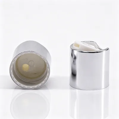 Wholesale Aluminum Screw Cap with Orifice Liner for Cosmetic Glass Bottles 20mm 24mm 28mm Custom Logo