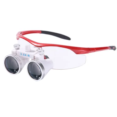 Medical Use 3.5X 420 Magnification Portable Dental Headband Surgical Loupes with Light