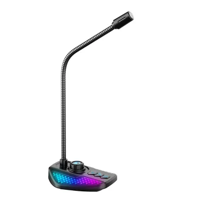 High Sensitive Gaming Microphone Studio RGB Tablet Computer Desktop Usb Microphone