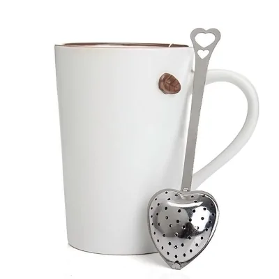 2026 Tea strainer Heart Shape Stainless Steel Tea Infuser Spoon