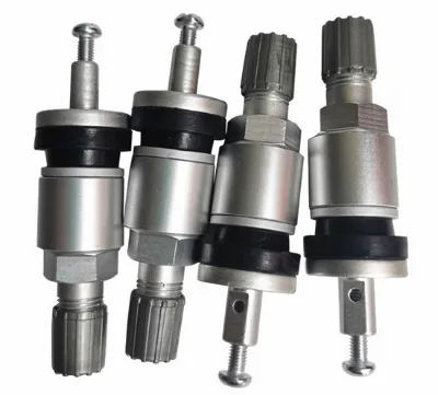 Tire Pressure Valve Stem Aluminum Alloy Pressure Sensor Valves for Universal Vehicle Tire Maintenance