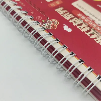 2024 Exquisite Custom Desktop Spiral Desk Calendar High Quality Advent Calendar Empty Box Beautifully Designed Kraft Cardboard
