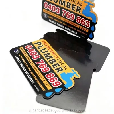 Promotional Fridge Magnets for Real Estate Open House Advertising Custom Printed Die Cut Magnetic Backing Wholesale