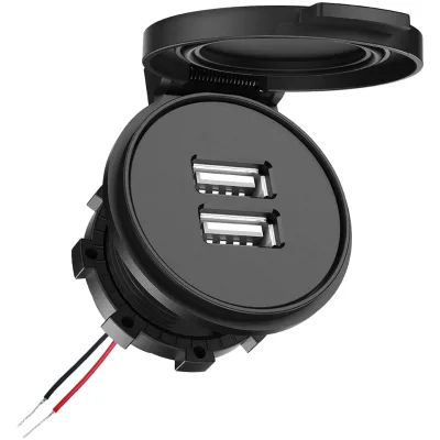 Marine Environments Fast Charger Dual USB Type C Ports 12-24V 1 Year Warranty Embedded Panel Installation