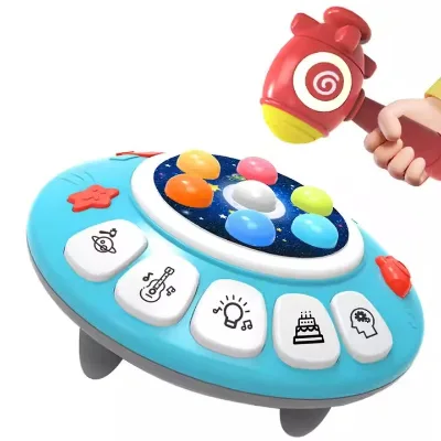 New Intelligent Multi-functional Knocking Toys Whack a Mole Game Educational Toddler Toys With Light and Music Toy for Kids