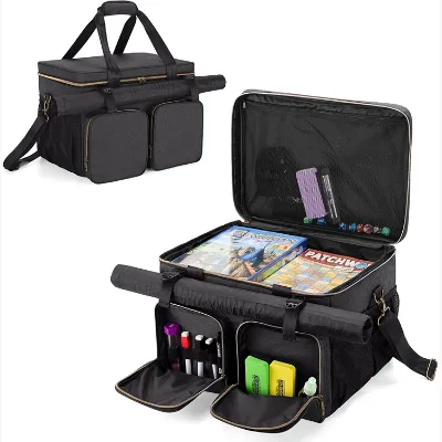 Large Capacity Custom Portable Game Storage Tote Bag Carrier Travel Board Game Bag