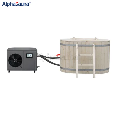 New 1 Person Luxury Mini Cold Plunge Insulated Cold Plunge Barrel 6 Layer Ice Bath