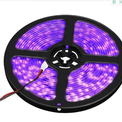DC 12V 24V Smd 2835 60leds/m Ultraviolet Uv Light 365nn 380nm 385nm 390nm 395nm 400nm 405nm  Uv Led Strip