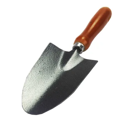 Redwood Handle Large Shovel for Gardening Flower and Vegetable Planting Soil Shovel for Household Bonsai Planting Tools