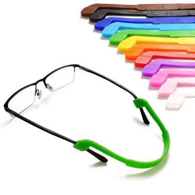 BAOKAI Brand Custom Made Sports Silicone Glasses Rope Non-Slip Anti-Drop Eco-friendly High-quality Eyeglasses Strap Running Ball