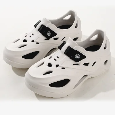 Unisex Summer Clogs & Mules Anti-Slip Breathable Lightweight Soft EVA Flat Arch Support Recyclable Sandals