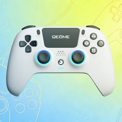 Game Joystick Six-axis Dynamic Sensing Programmable Buttons Wireless 2.4GHz/Wired Connection Ergonomic Design Supports