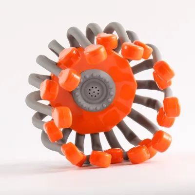 Kimriber New Arrivals Head Relaxation Soothing Vibration In-Built Music Red Light Head Massage Device