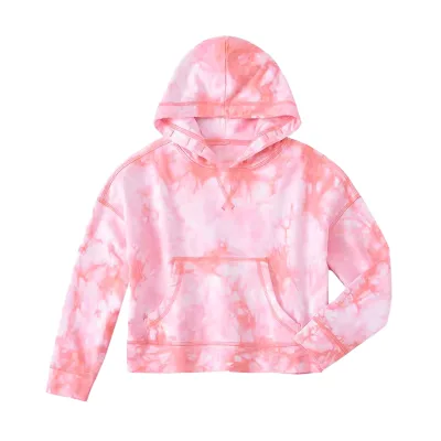 Customizable Spring New Design Tie Dye Girls Pullover Hoodies Polyester/Cotton Casual Breathable Eco-Friendly Anti-Pilling HAPA
