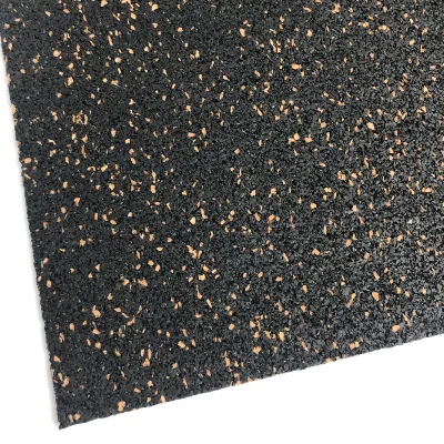 Soundproof Rubber Mat Noise Insulation Anti-Vibration Flooring Underlay for Gym Studio Apartment Home Theater Protection
