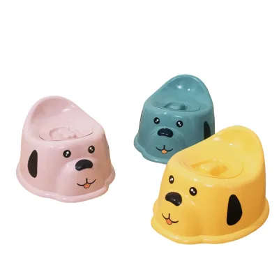 Top Selected Thick PP Cute Dog Design Toilet Training Baby Potty Chair