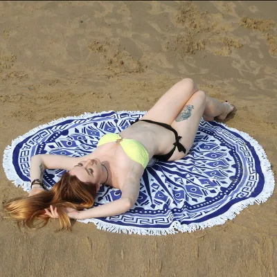Most Popular at This Year Sand Free Novelty Modern Printed Quick-Dry Beach Towel Microfiber