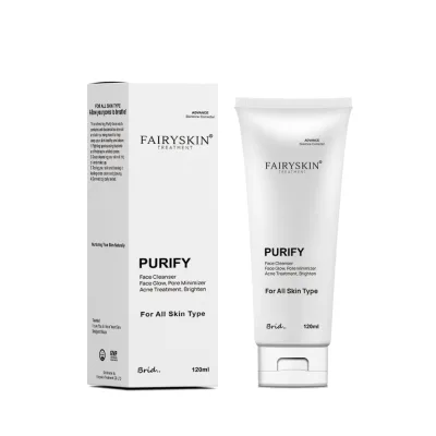 Vegan Organic Facial Cleanser Sensitive Skin Private Label Foaming Face Wash Cream Clean and Clear Ingredients Facial Cleanser