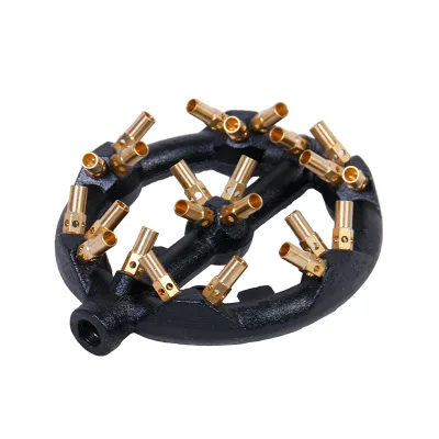 High-Efficiency 20KW Gas Stove Burners with 23 Brass Jets Nozzle Commercial Cooktop Parts Factory Price for Restaurants Hotels