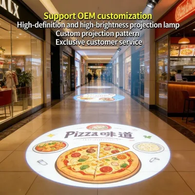 High - Quality New Style Outdoor Advertising Light Custom Gobo Logo. Perfect ForMall and Shop Wall Illumination.