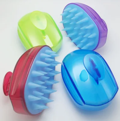 Custom Private Label Scalp Massaging Brush Bathroom Barber Waterproof Scalp Massager Remove Dandruff Scalp Bbrush