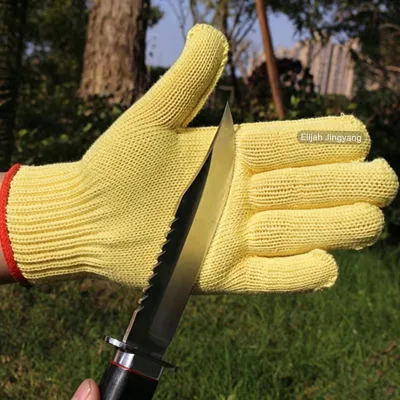High Temperature Resistance Fire Show Accessories Juggling Show Protection Kevlar Gloves