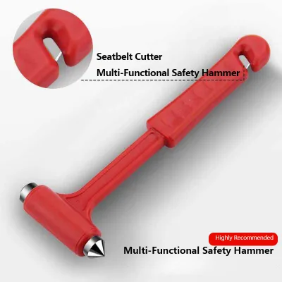 Car Safety Hammer Escape Hammer Car Window Breaker Amazing Tool Vehicle Multi-functional Fire Rescue Hammer