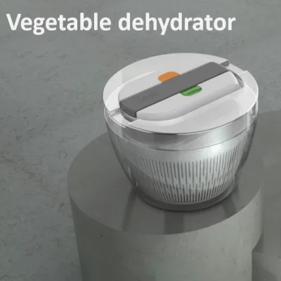 High Quality Operated  Kitchen Salad Vegetable and Fruit Dryer With Bowl Convenient for Household