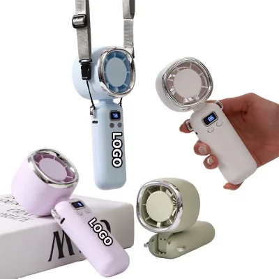 Mini Portable Fan Usb Rechargeable 5 Levels Speed Top Quality Promotional Advertise portable mini fan