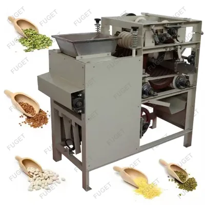 Commercial Soaked Caribbean Almond Peanut Broad Mung Beans Soybean Wet Skin Peel Peeler Price Peeling Machine