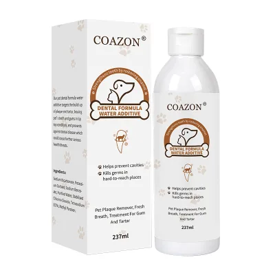 OEM Fresh Breath Oral Care Dental Formula Water Additive Dog Teeth Cleaning Eliminates Bad Breath Plaque & Tartar 8oz