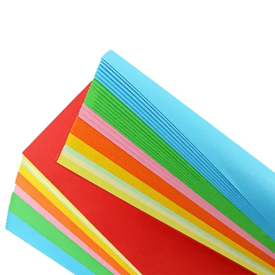 Hot Sale Color A4 Paper Copy Paper Wrapping Paper Used for Office Supplies No Picture Ply Color Cardboard