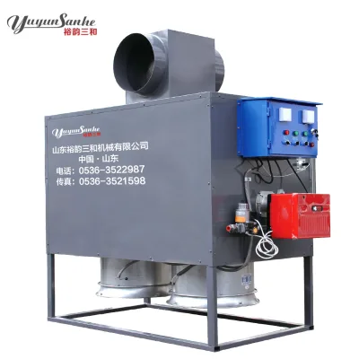 New Yuyun Sanhe FSH Series Natural Gas Fired Air Heater for Poultry Farm CE Certified 304 Stainless Steel 220V/380V 1 Year