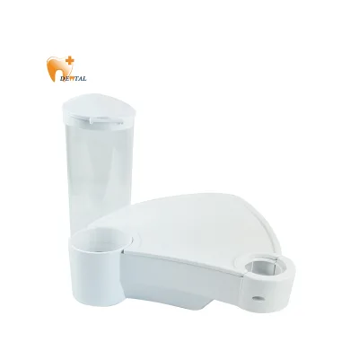 Cup Storage 3-in-1 Electric Thick Dental Chair Tray with Cup Storage Disposable Tissue Box Surgical Instruments Scaler Parts
