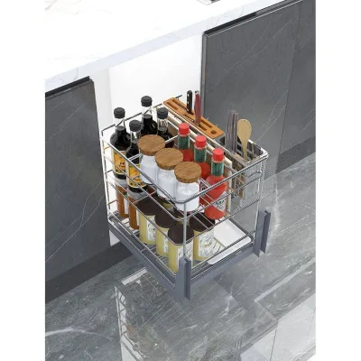Tiger Pull Out Multi-functional Drawer Cabinet Pull Out Basket, Under the Kitchen Range Storage Basket