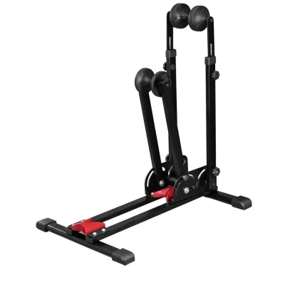 Bicycle Parking Rack Foldable Double Pole Road Bike, L-shaped Display Rack, Plug-in Support Rack, Household bicycle Storage Rack