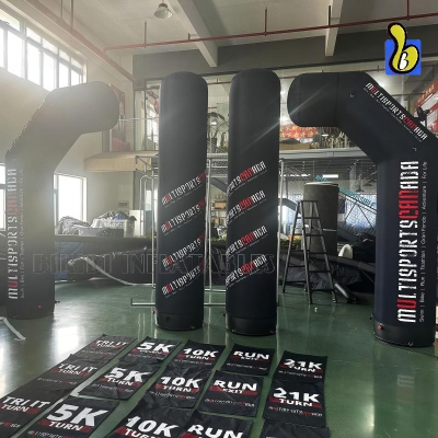 Good Price Easy Set up Airtight Inflatable Arch for Brand Displays with Removable Banner