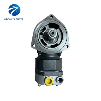 Truck Air Compressor Assembly QC 0777 for WEICHAI WD615 Engine HOWO Heavy Truck Parts