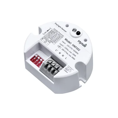 Daylight sensor with manual holiday function AC input round microwave motion sensor for sale