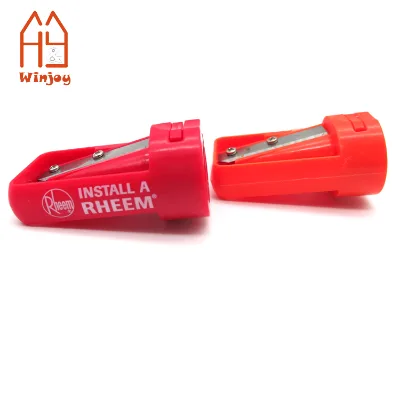 Hand Make Tool Carpenter Pencil Sharpener Big Size with Stone Red Orange Woodworking Pencil Sharpener Manual
