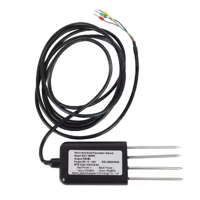 RS485 Output Environmental Monitoring Temp/EC/NPK Meter Wetness Dryness Dampness Ground Soil Humidity Moisture Detector Sensor