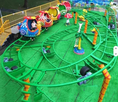 Family Caterpillar Attractions Children's Entertainment Equipment Roller Coaster,children Games Roller coaster for Sale