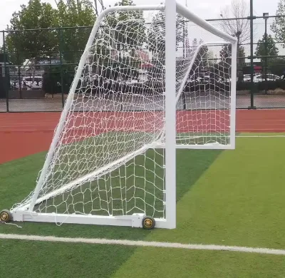 Standard Size 7 Persons Football Goal Gate Steel Soccer Goal