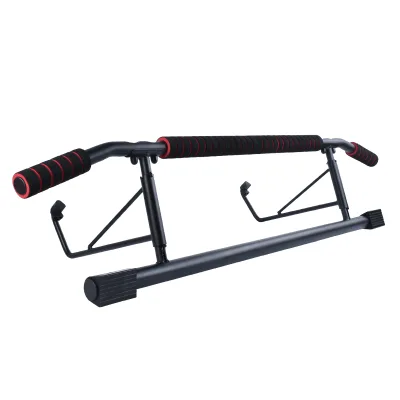 Pull up bar with Shortened Upper Bar and Bonus Suspension Straps (Fits Almost All Doors)