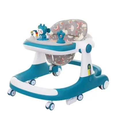 Multi-Function Infants' Walk and Learning Push Car Toys Early Childhood Baby Walker with Trolley Music Walkers Product Category