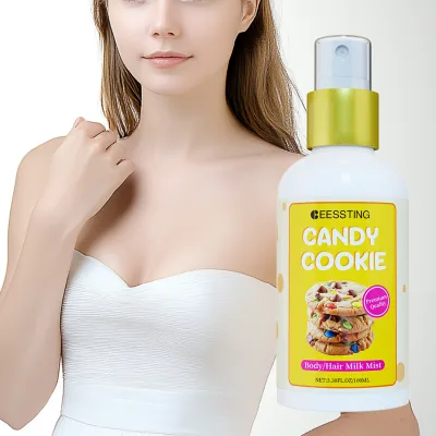 OEM Natural Organic Long Lasting Fruit Fragrance Vanilla Strawberry Cake Smoothing Body/Hair Milk Mist Spray